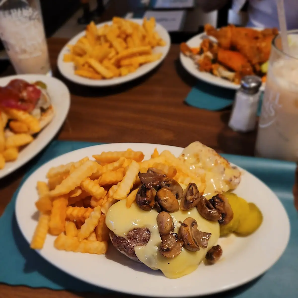 Mushroom Swiss Burger
