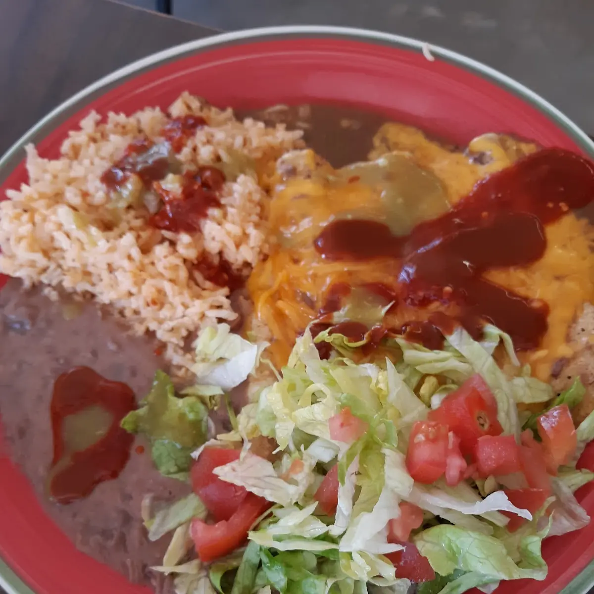 Fajita Chicken Enchiladas
