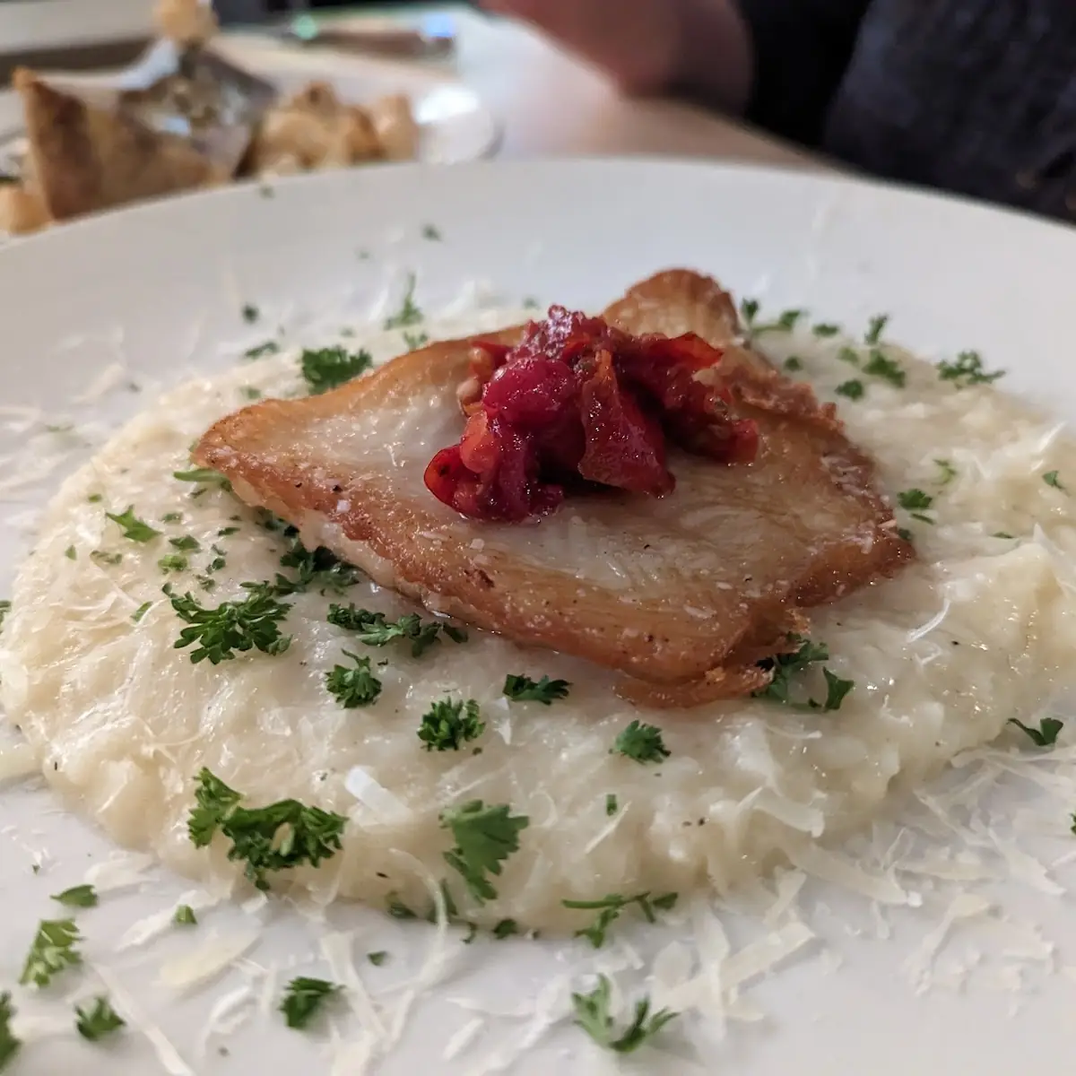 Sea Bass Risotto