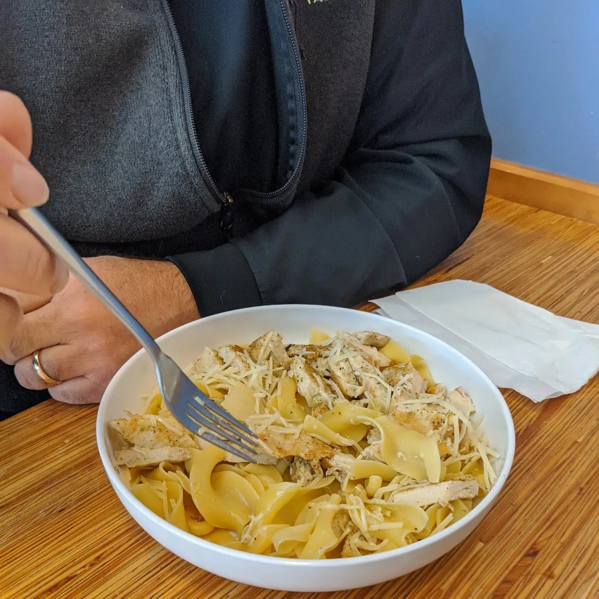 Buttered Noodles with Chicken