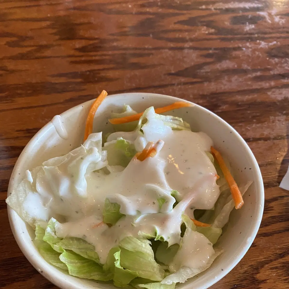 House Salad with Ranch Dressing