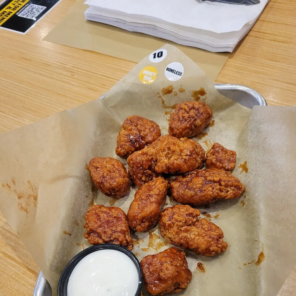 Boneless Honey BBQ Wings