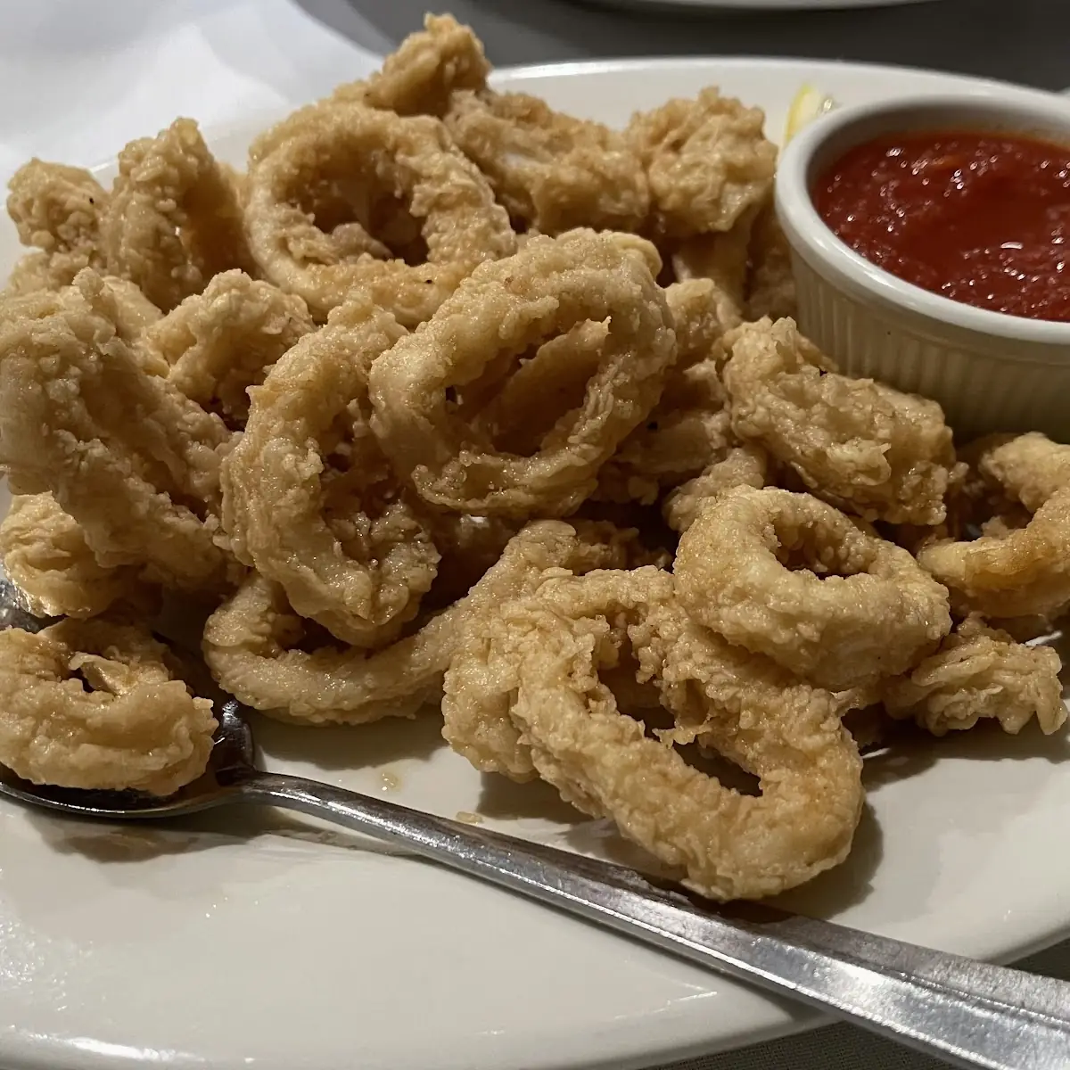 Fried Calamari with Marinara Sauce