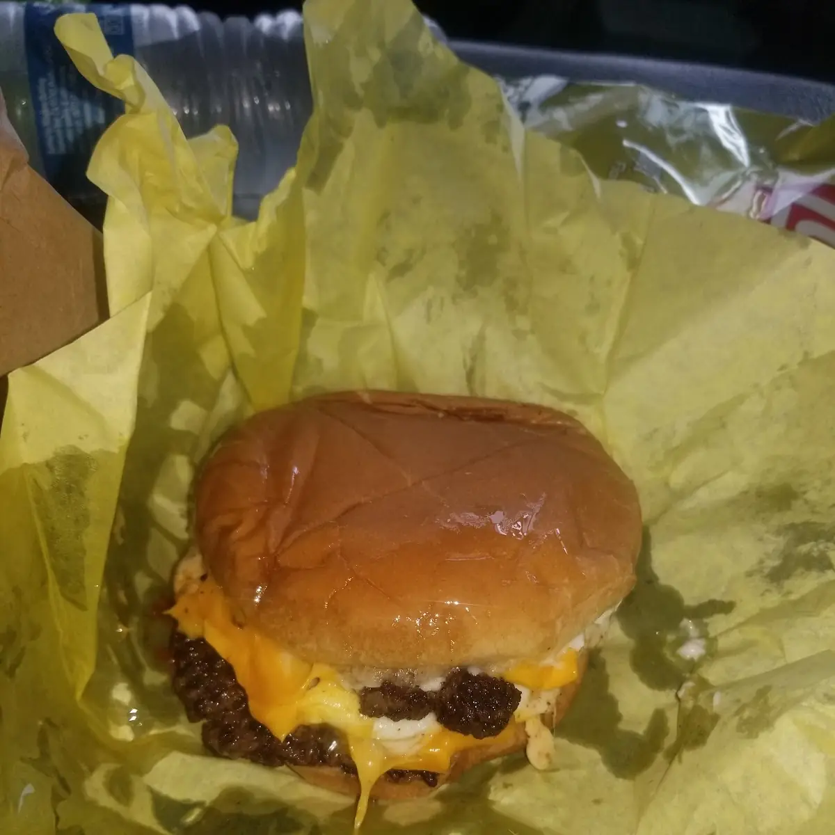 Double Cheese Burger with Egg CBD Egg
