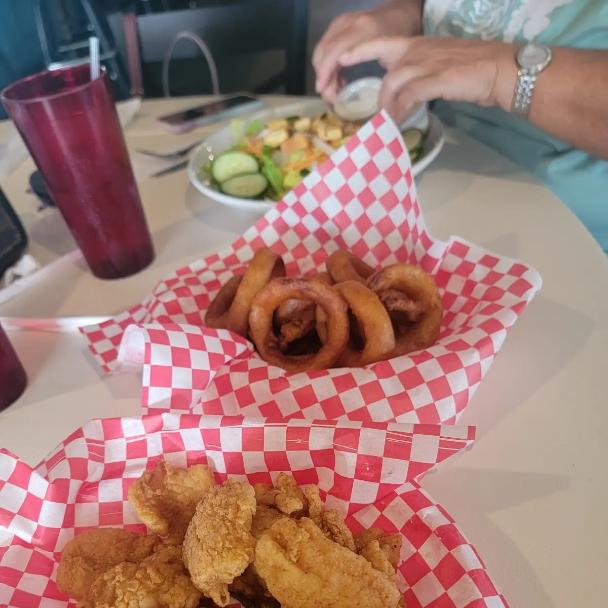 Onion Rings House Salad