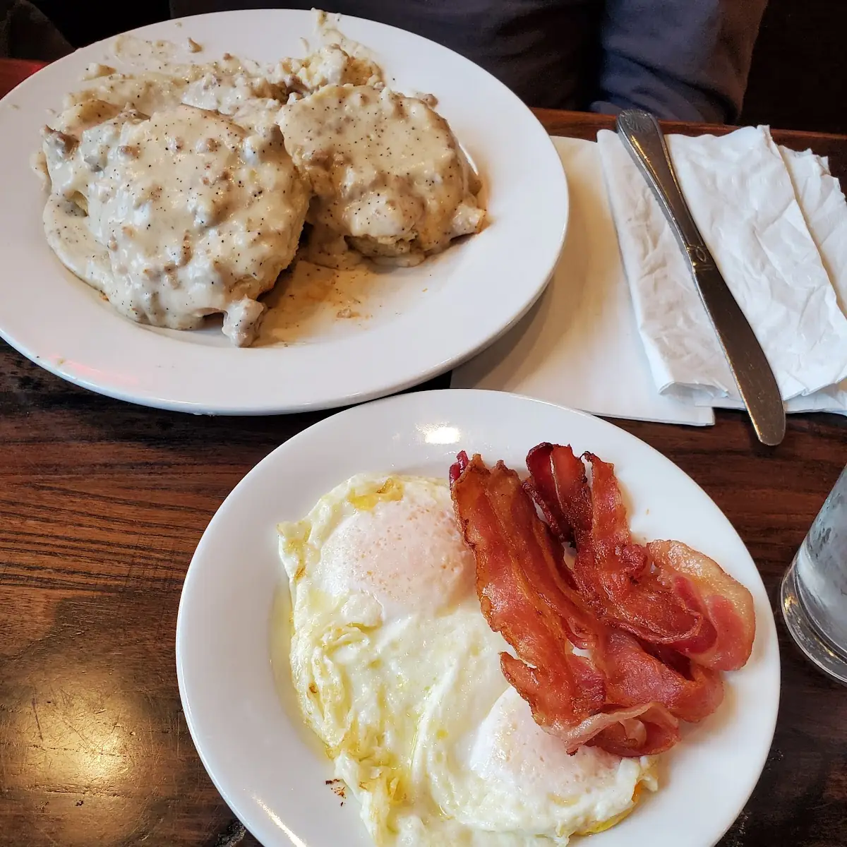 Country Fried Steak and Eggs