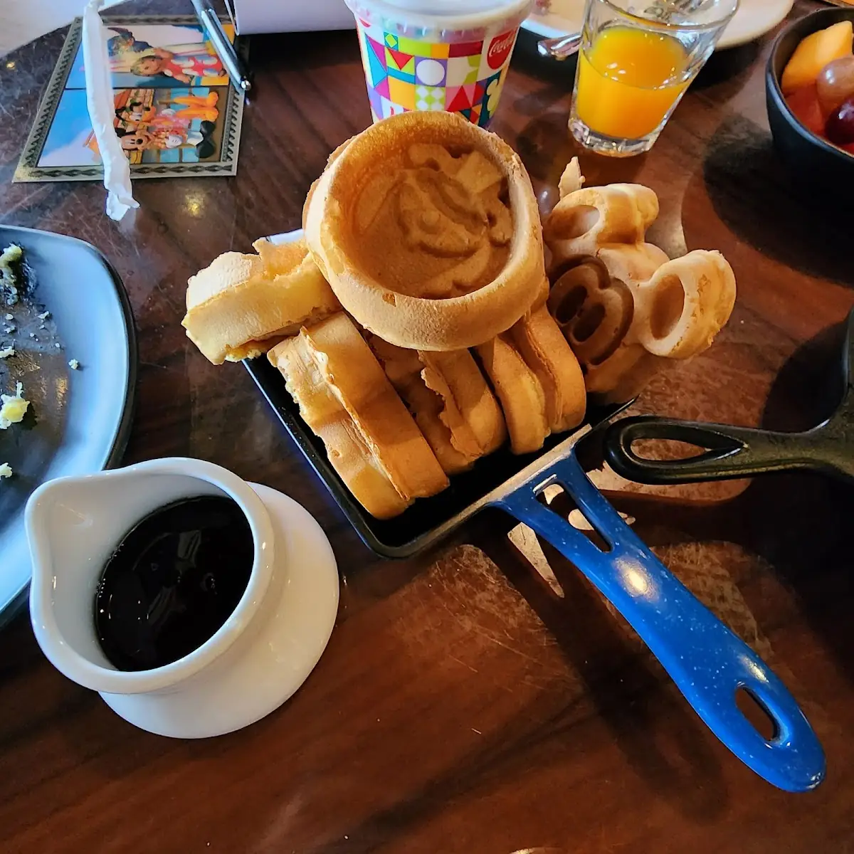 Mickey and Stitch Waffles