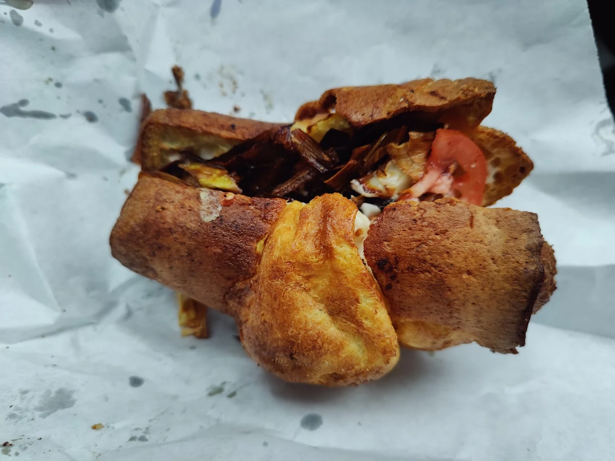Popover Breakfast Sandwich