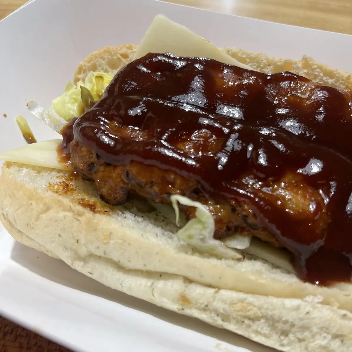 BBQ Pork Rib Sub