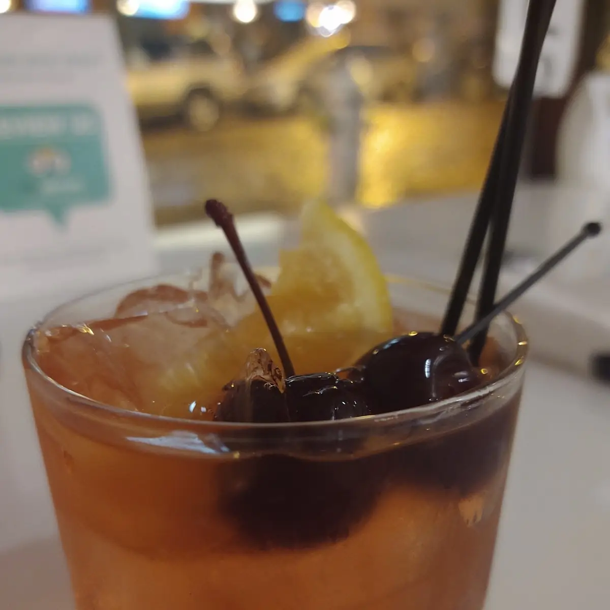 Black Cherry Old Fashioned