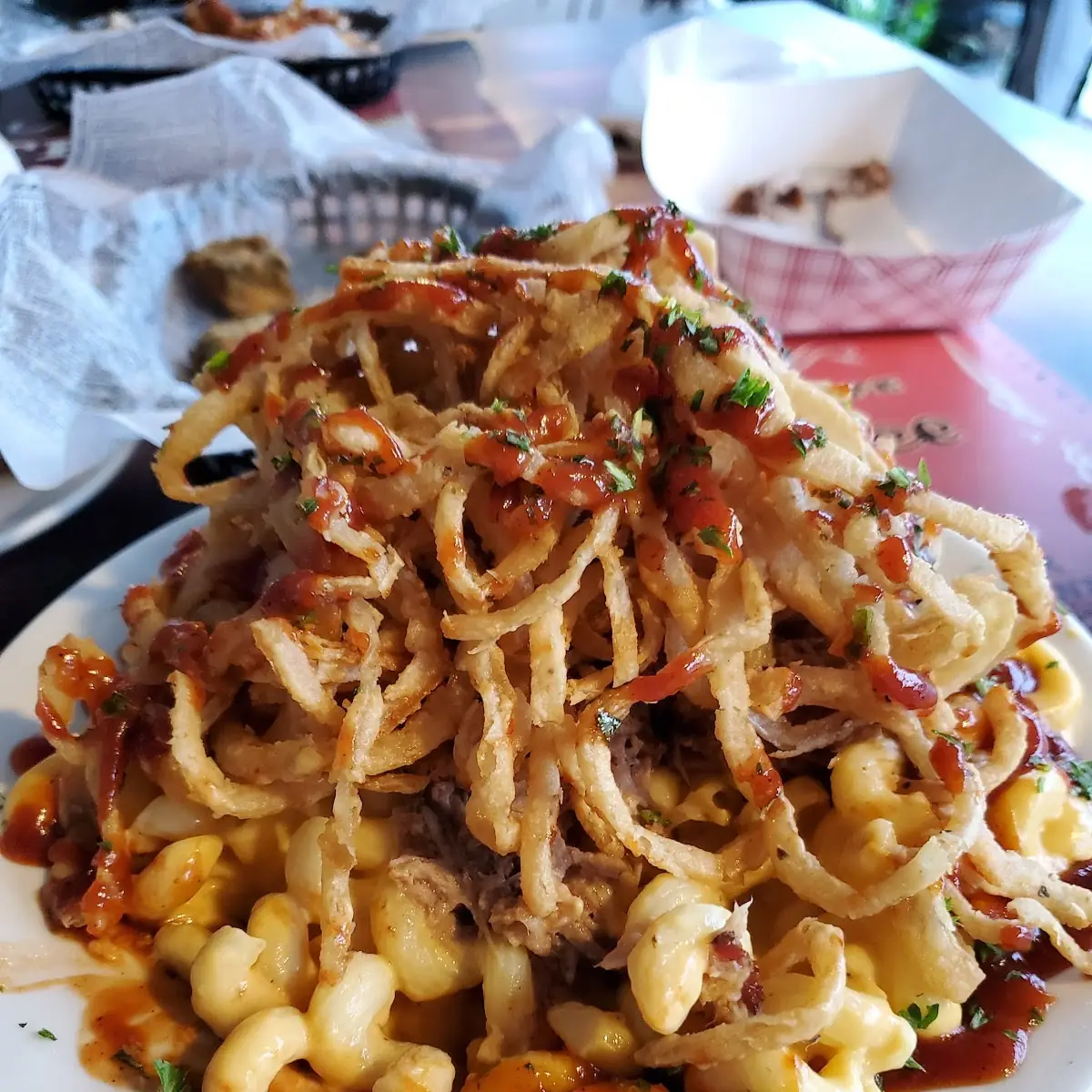BBQ Pulled Pork Mac & Cheese