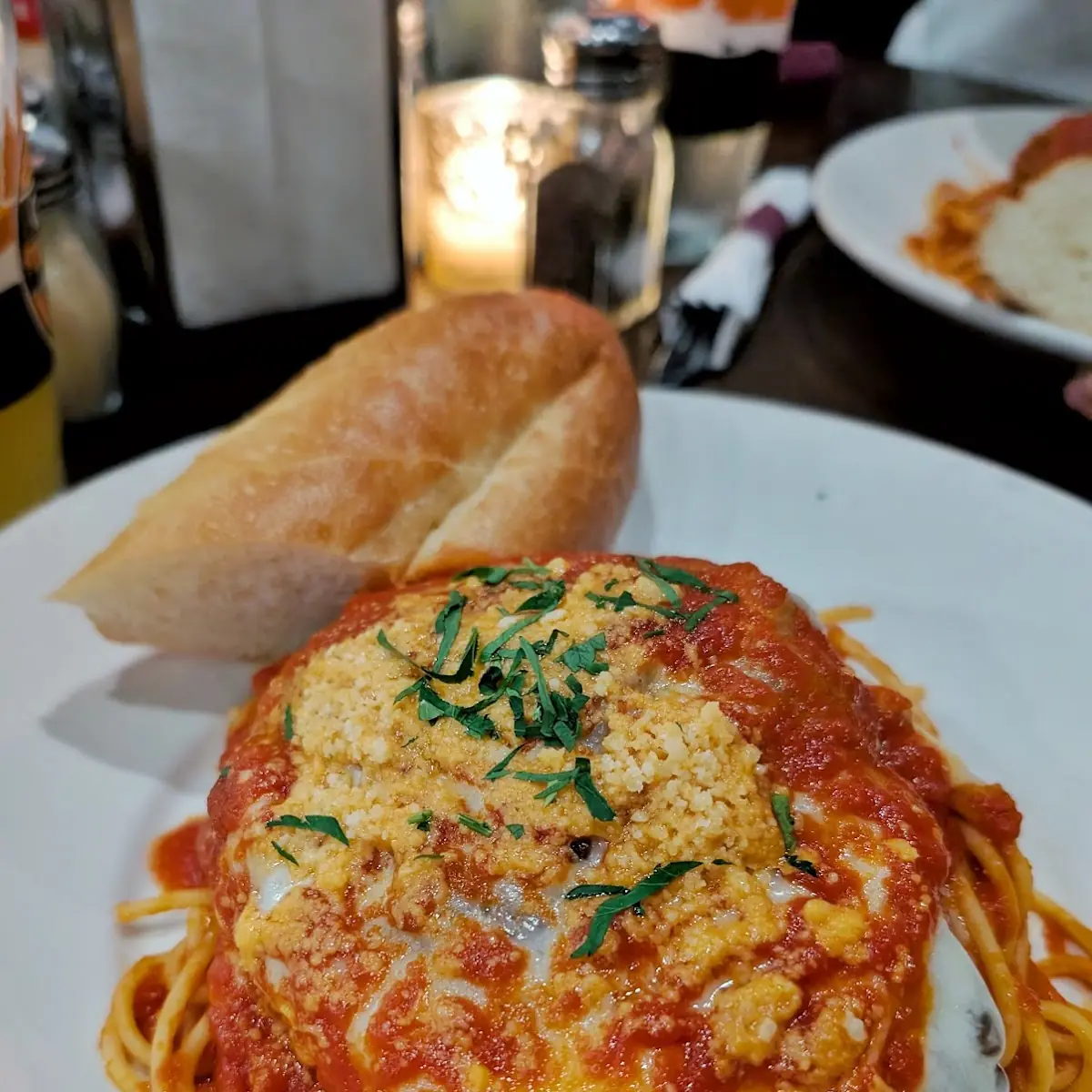 Chicken Parmesan & Spaghetti