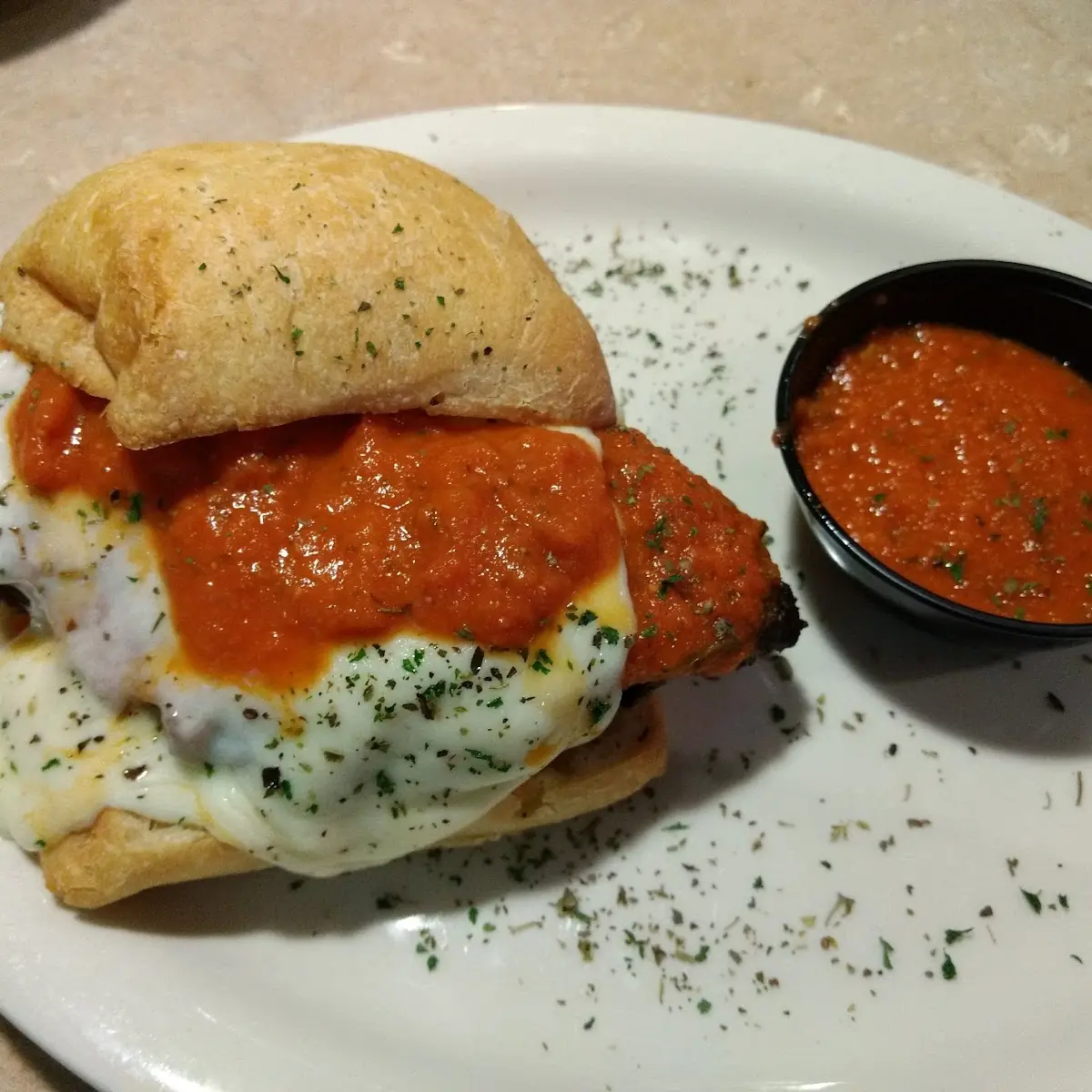 Chicken Parmigiana Sandwich