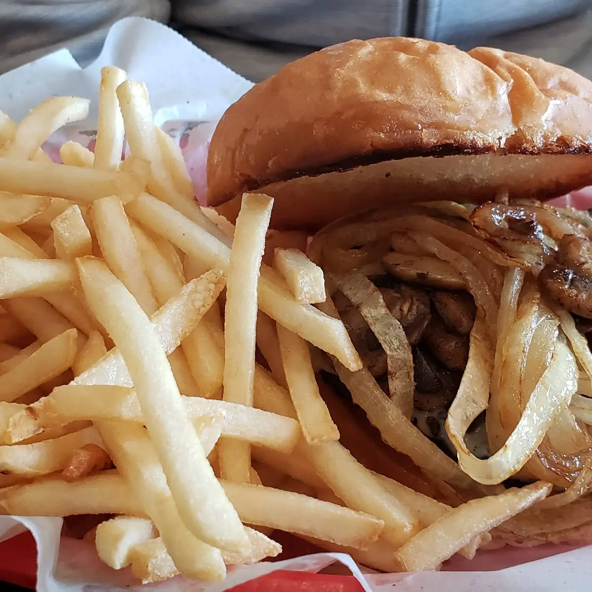 Mushroom Swiss Burger