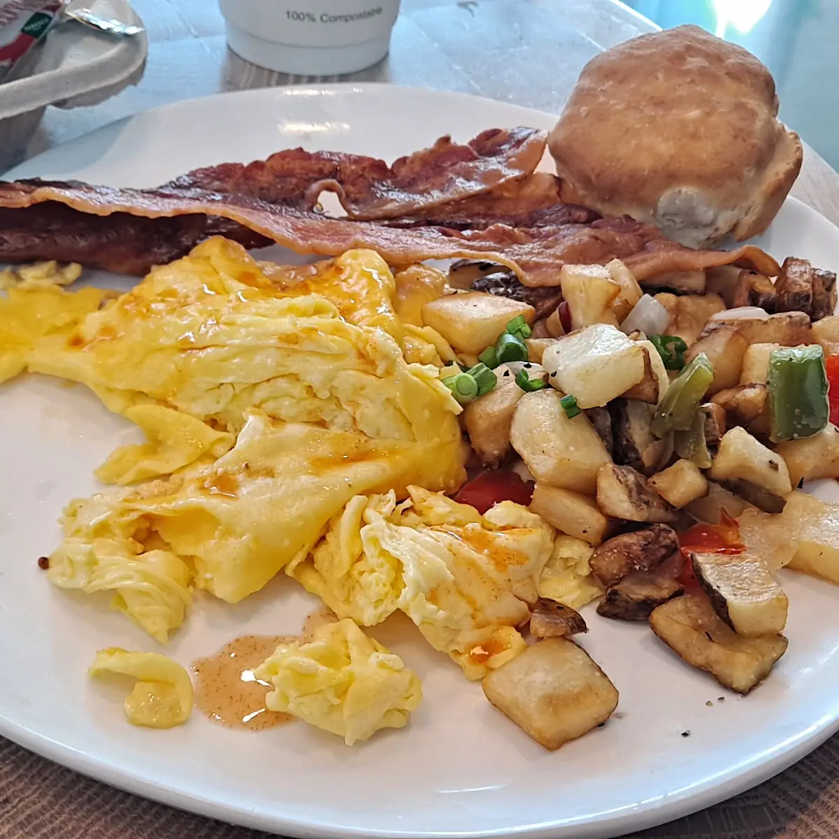 Bacon Eggs Biscuit