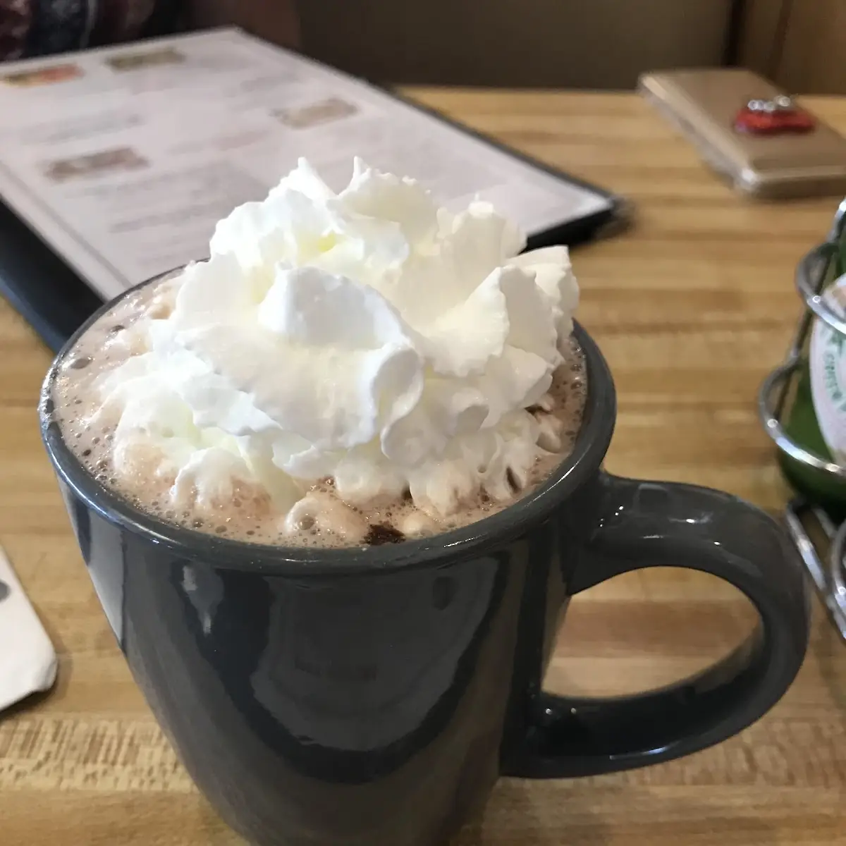 Hot Chocolate w Whipped Cream