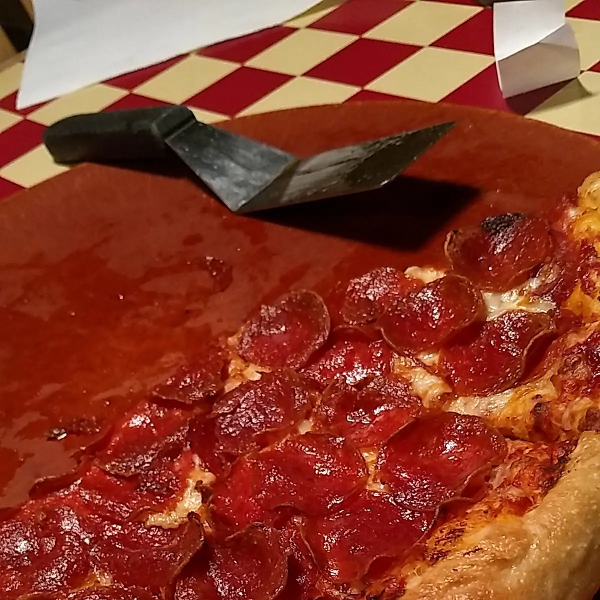 Pepperoni Stuffed Crust Pizza