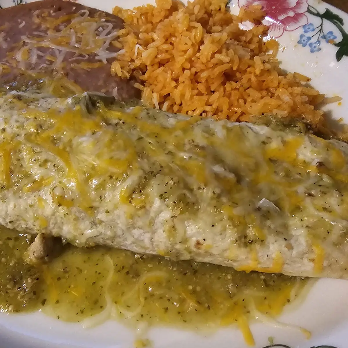 Chile Verde Burrito