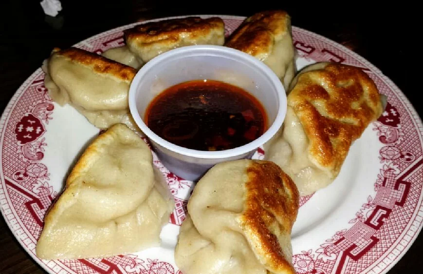 Fried Pot Stickers Appetizer