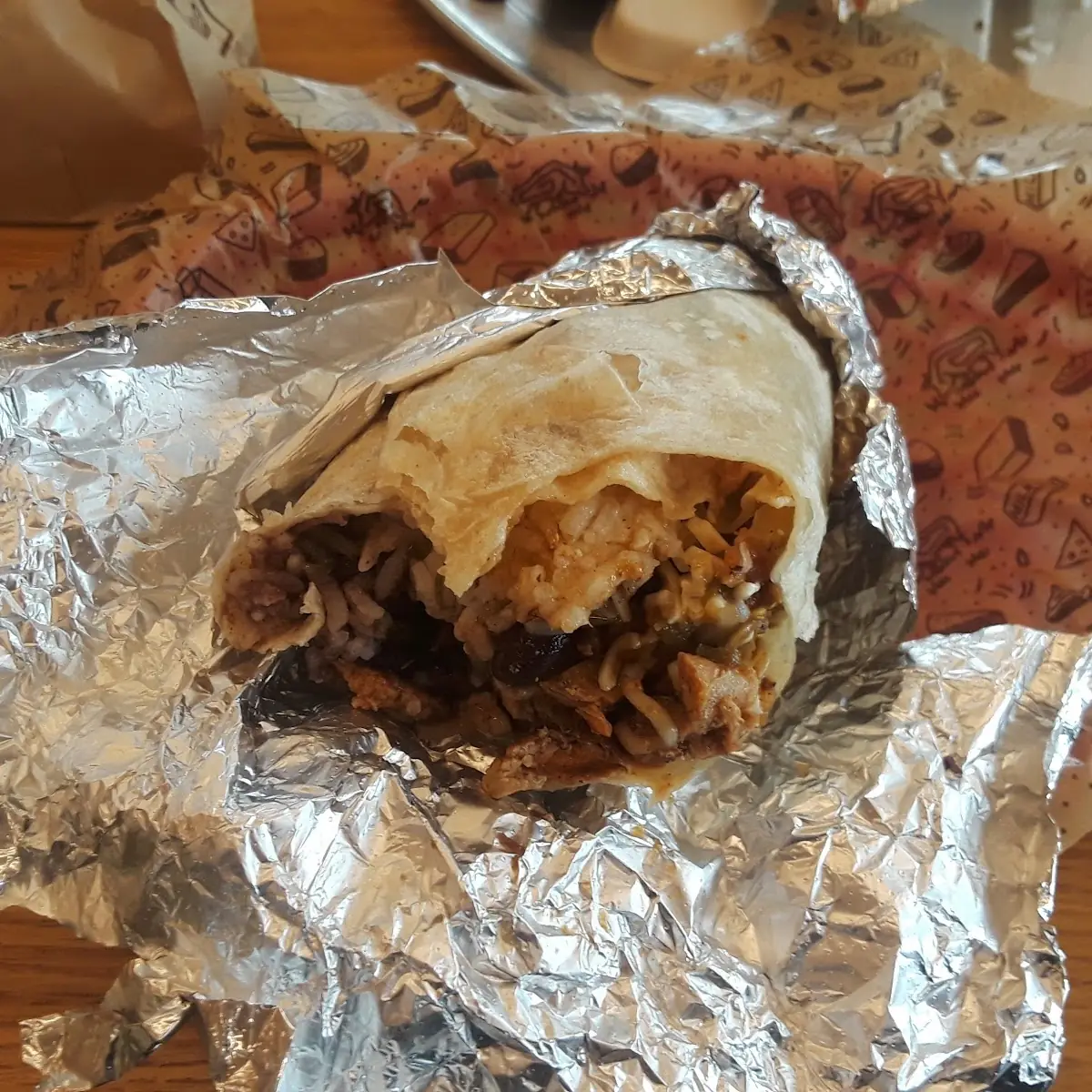 Chipotle Honey Chicken Burrito