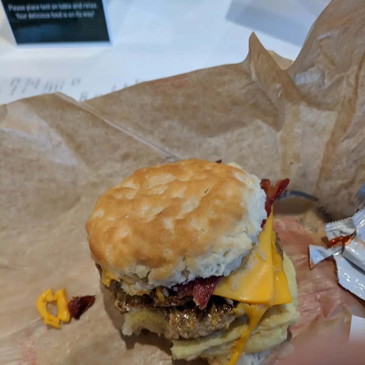 Triple Breakfast Biscuit