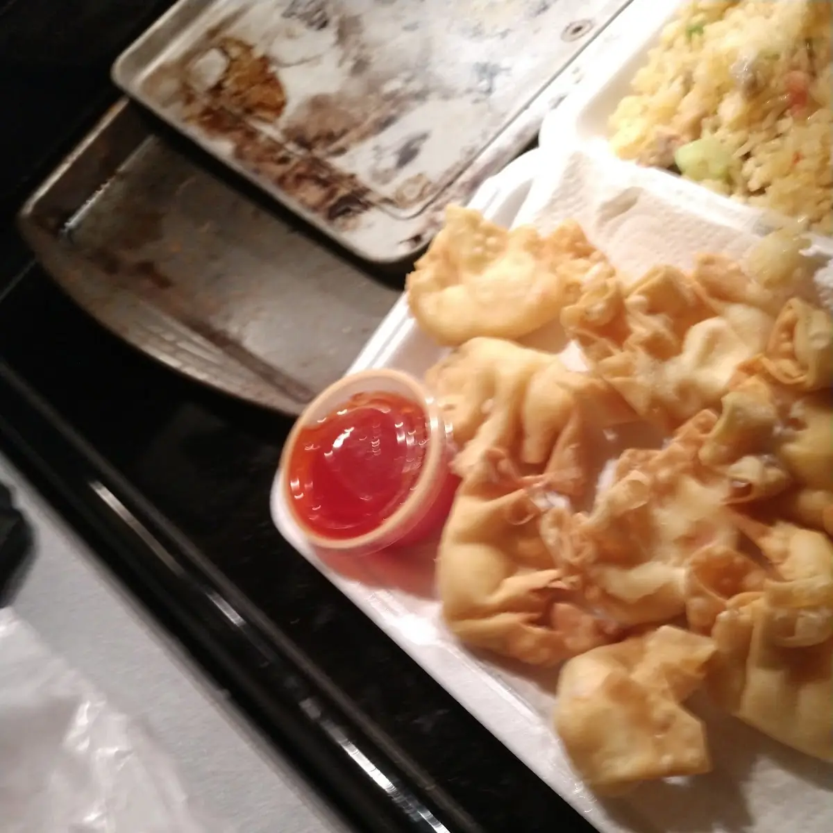 Fried Cream Cheese and Crab Rangoon