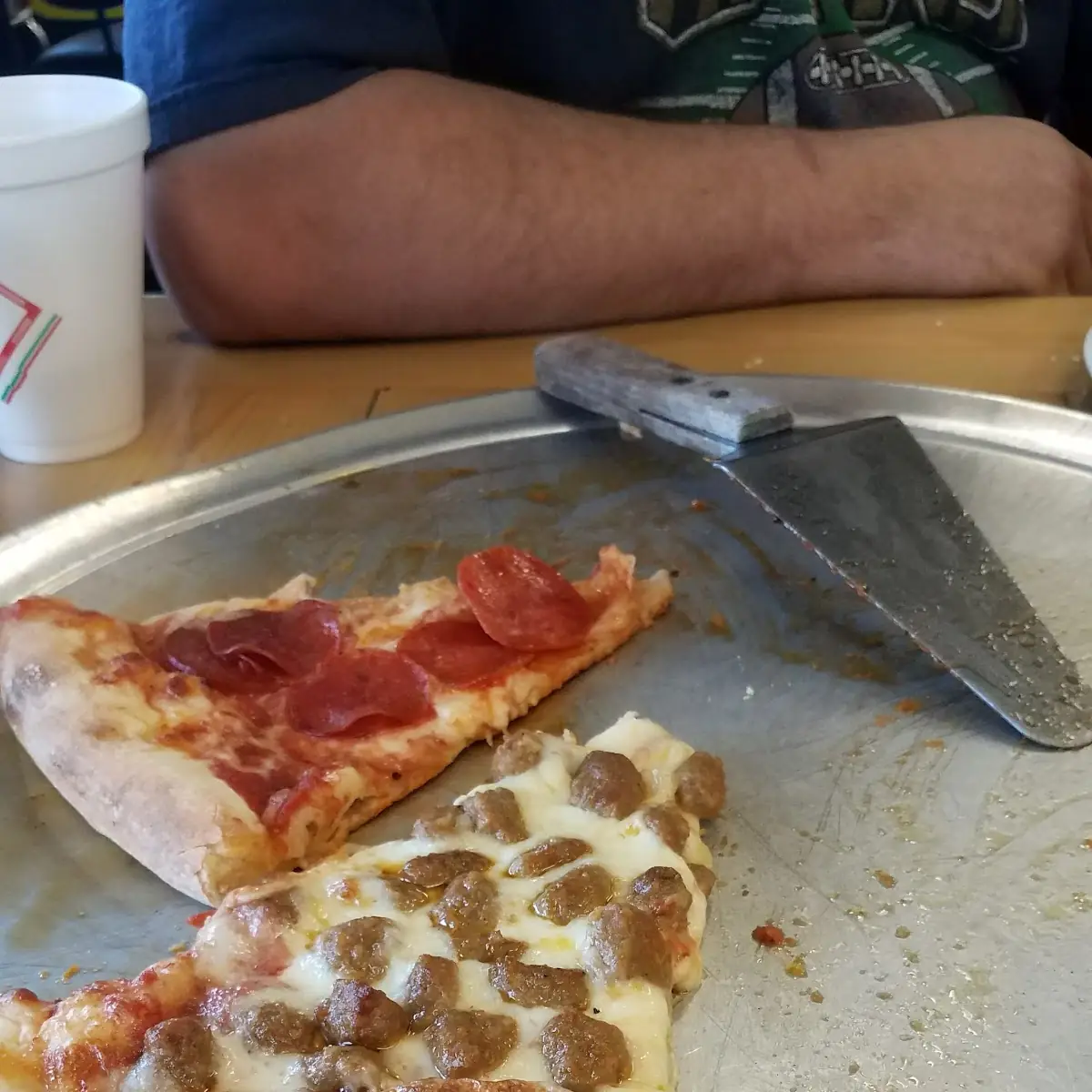 Sausage Pizza Slice