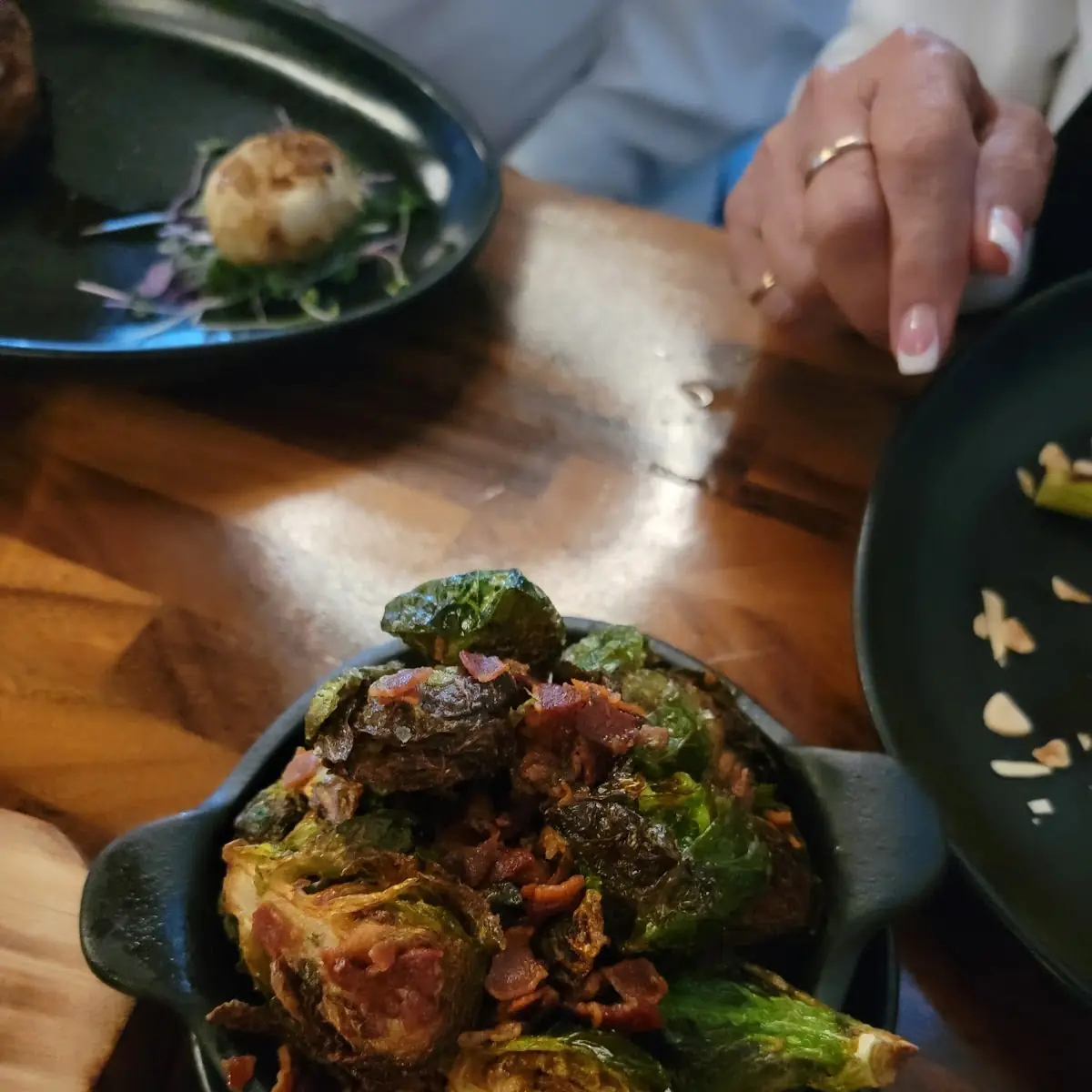 Crispy Bacon Brussels Sprouts