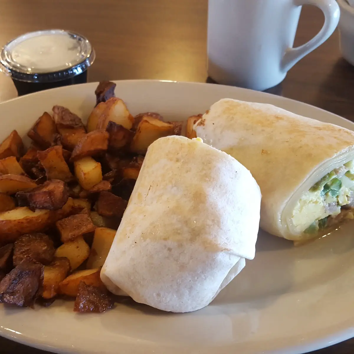 Grilled Breakfast Burrito