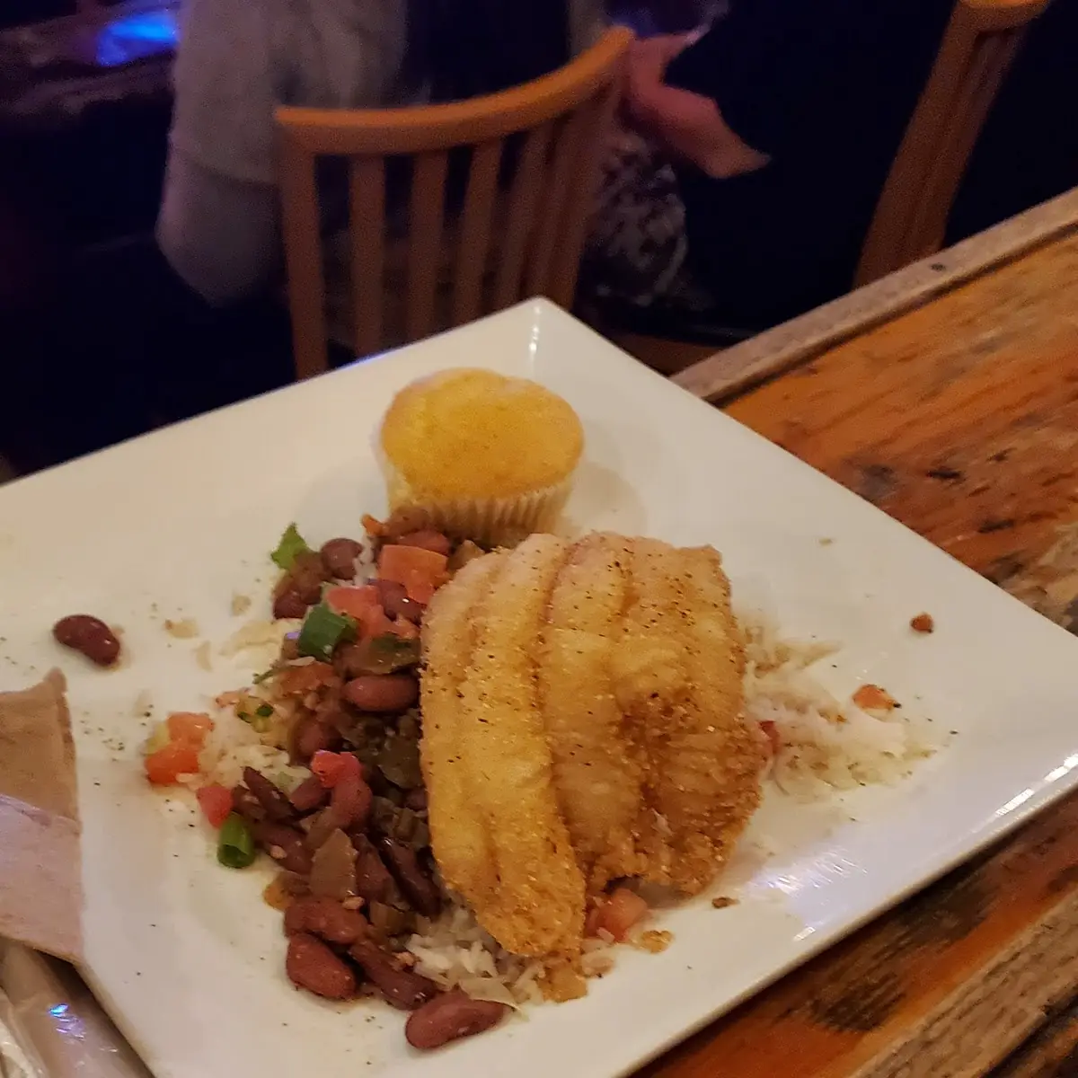 Cat Fish Red Beans and Rice