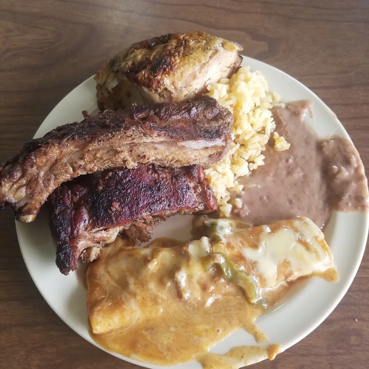Pork Ribs and Chicken