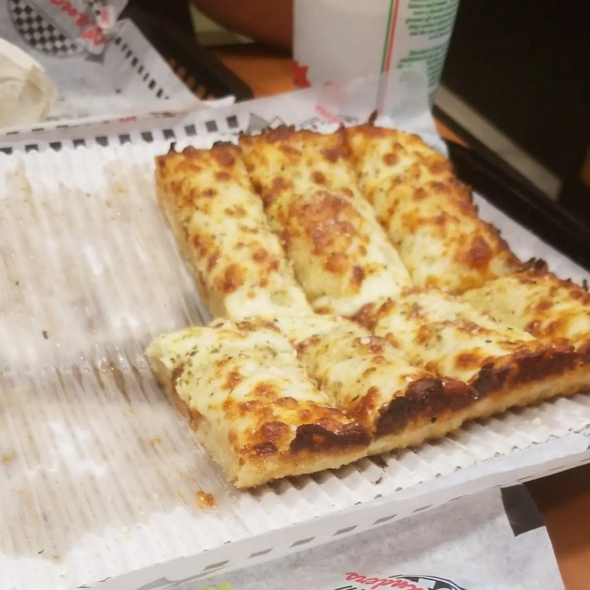 Deep Dish Parmesan Breadsticks