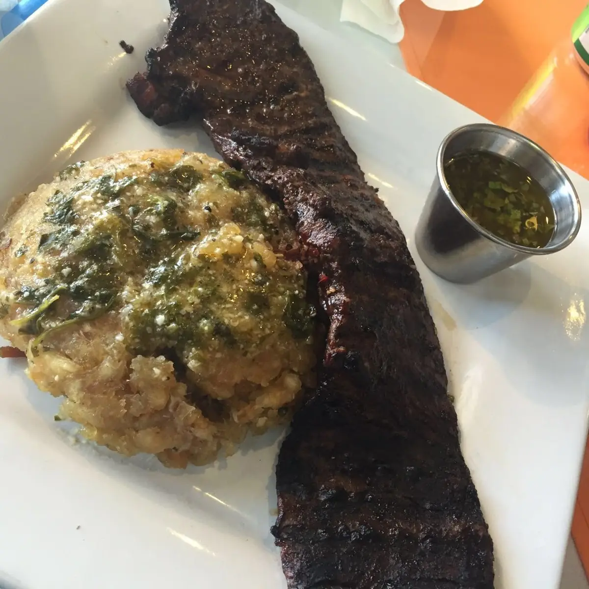 Skirt Steak with Yuca Frita