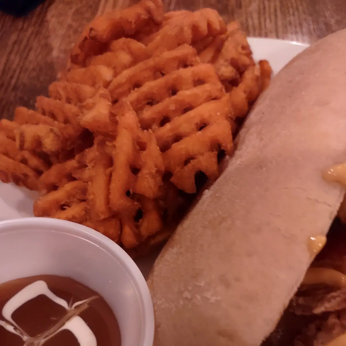 Side Sweet Potato Waffle Fries