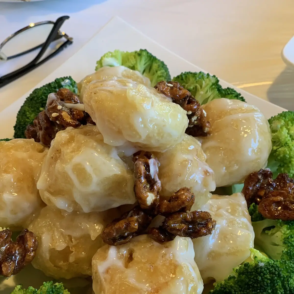 Honey Walnut Shrimp with Broccoli