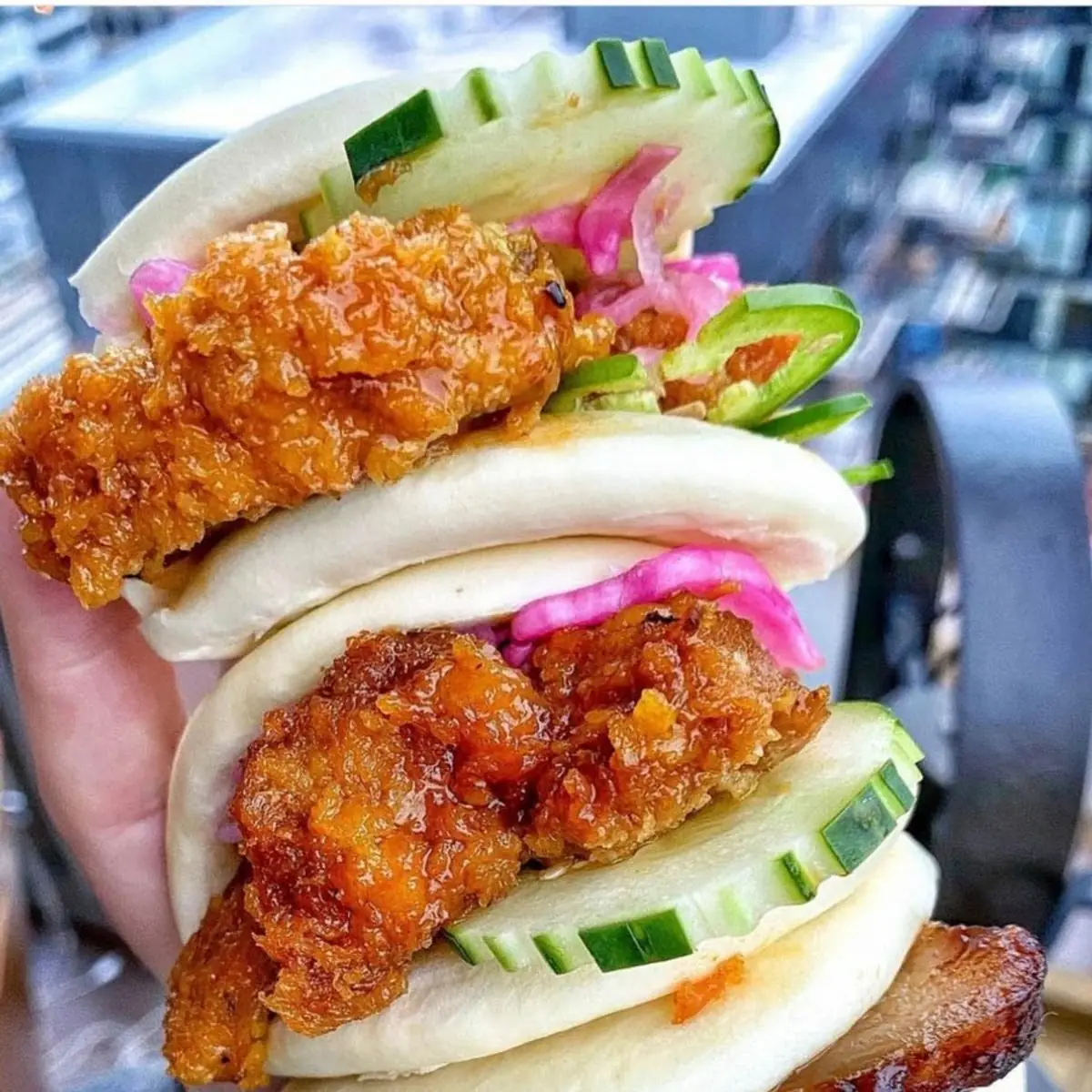 Fried Chicken Bao