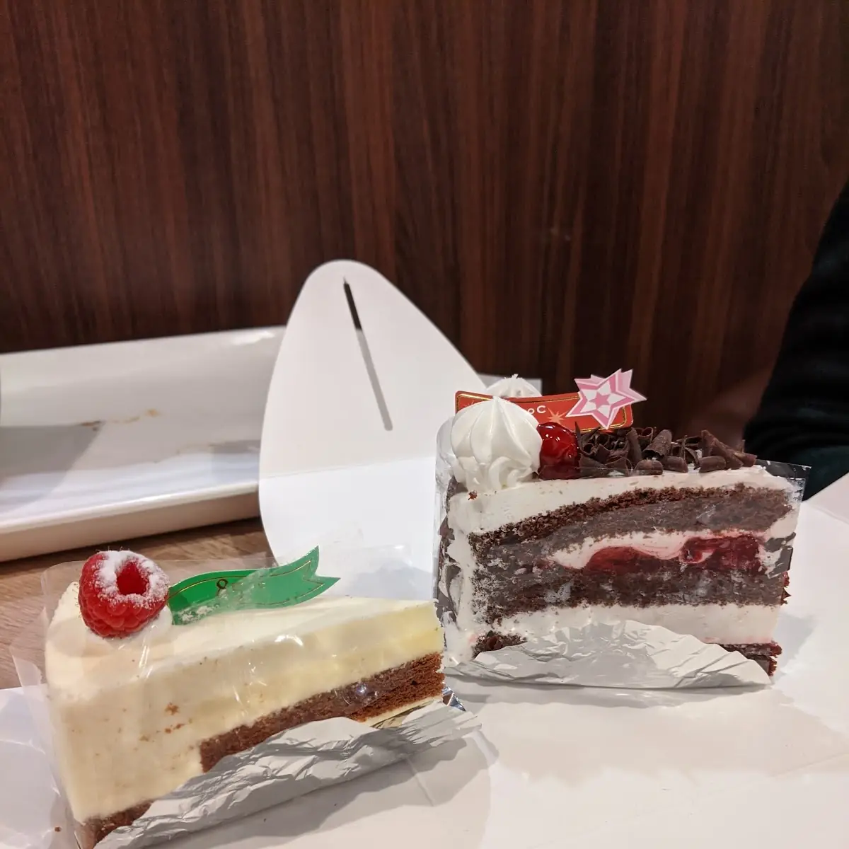 Double Cheesecake and Black Forest Cake