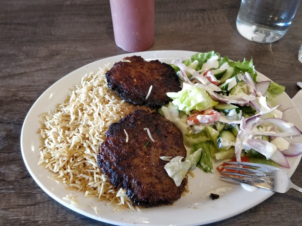 Beef Chaplee Kabob Platter