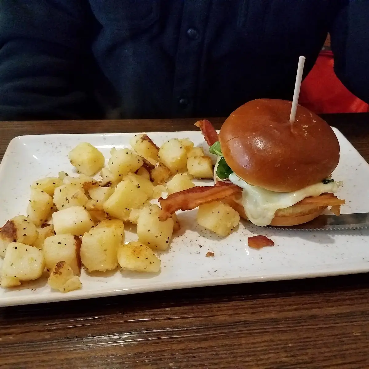 Breakfast Sandwich & Potatoes