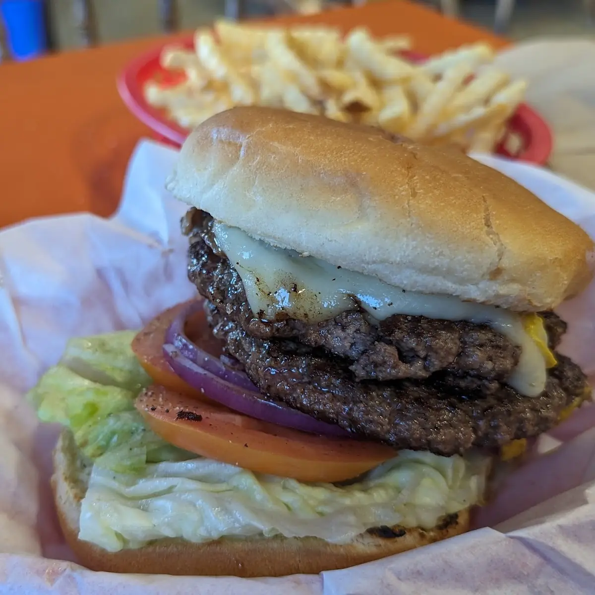 Double Cheeseburger with Fries