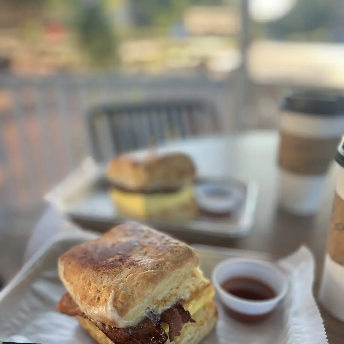 Sausage and Egg Biscuit
