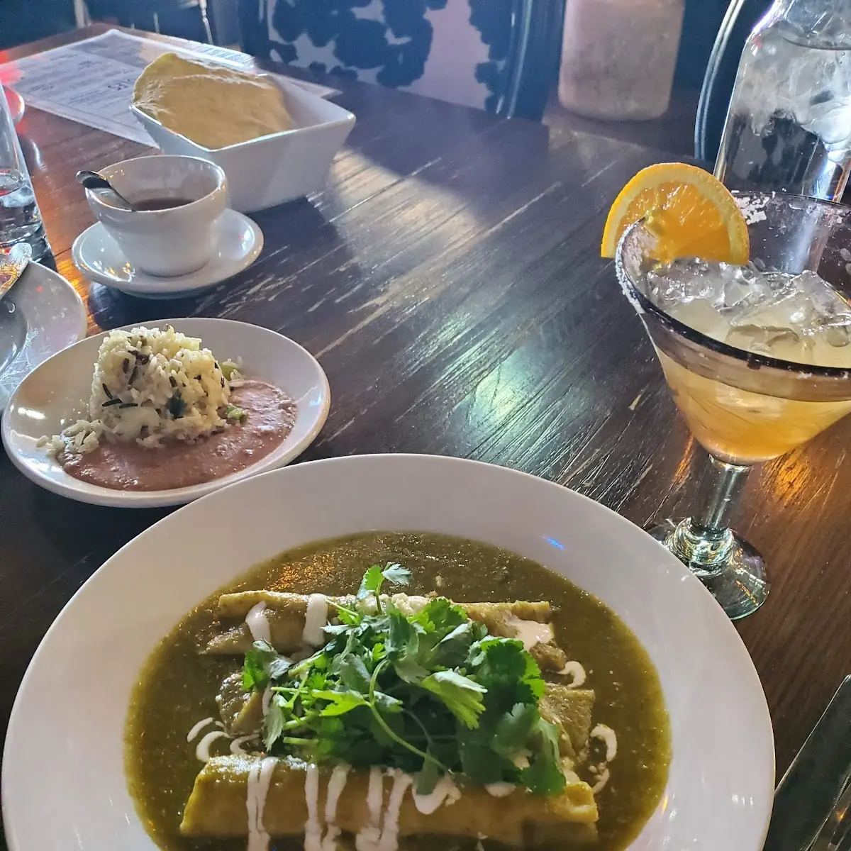Green Chicken Enchiladas