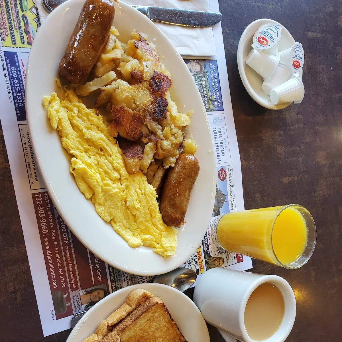 Ham or Sausage or Bacon Omelette