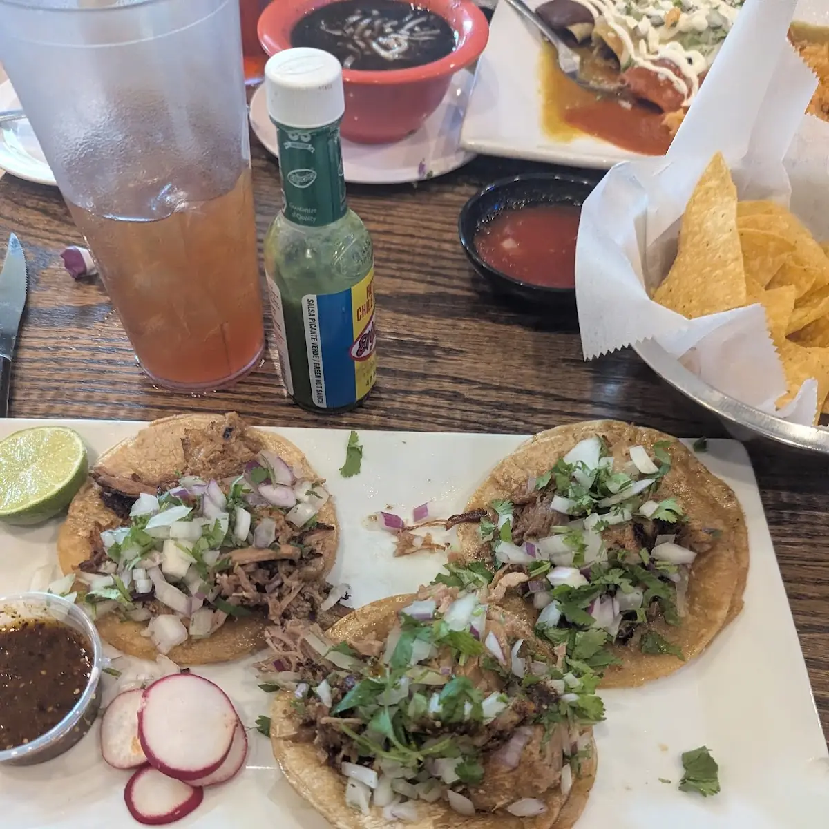 3 Street Tacos with Carnitas