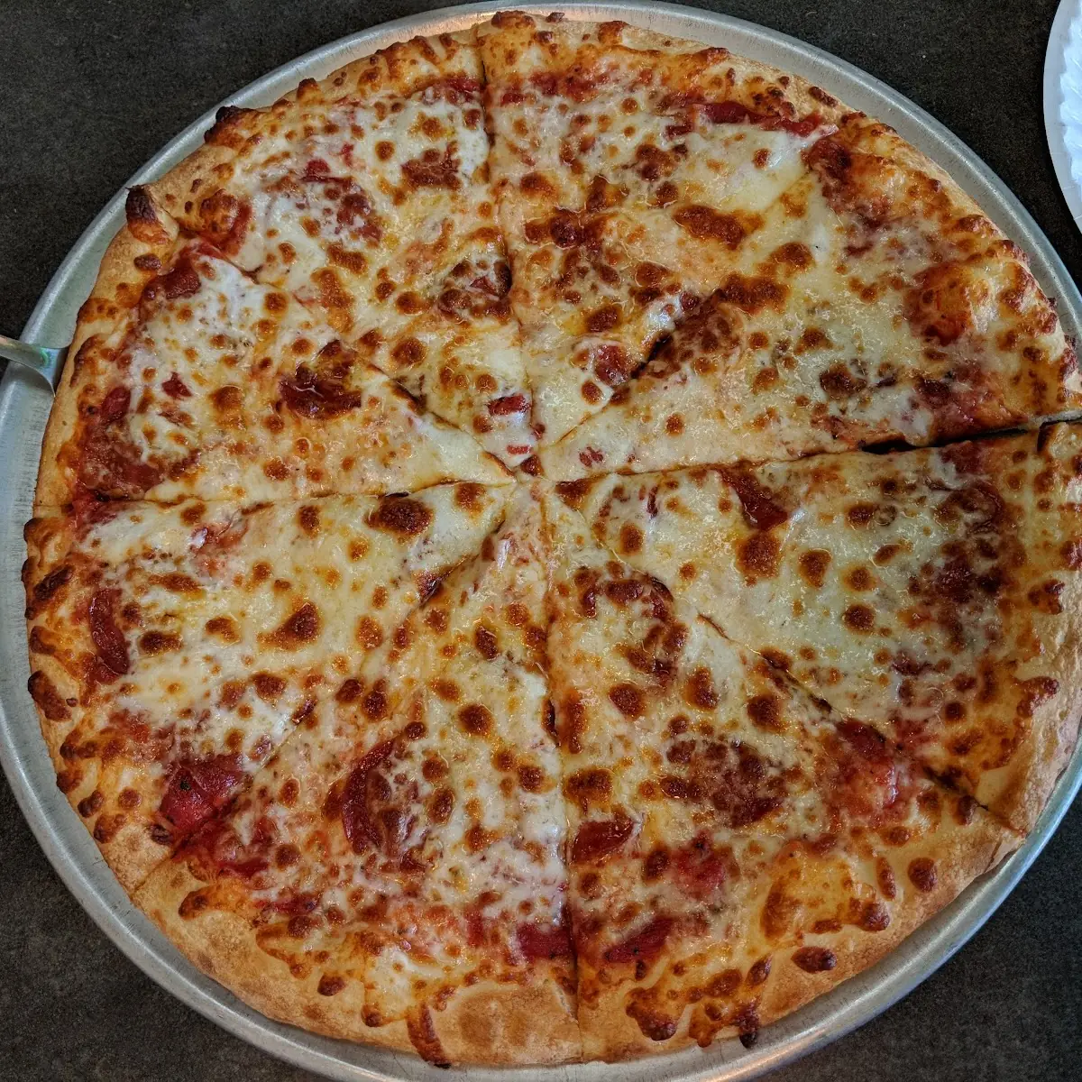 Pepperoni and Extra Cheese Thin Crust Pizza