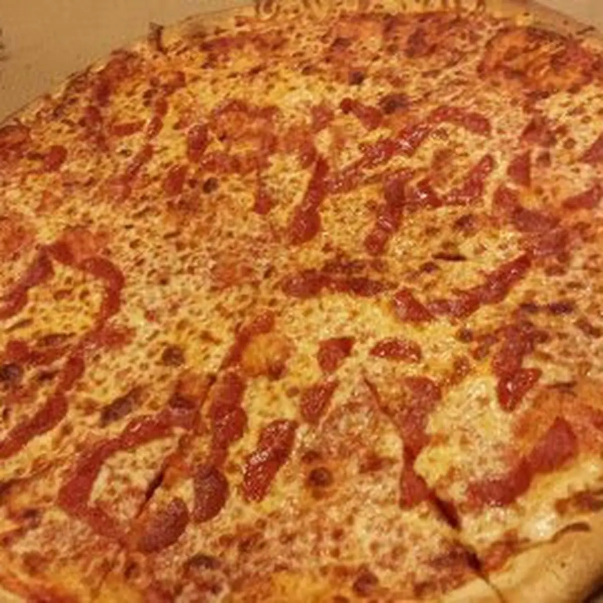 Pepperoni Pizza Personalized with Happy Birthday for My Daughters 8th Birthday