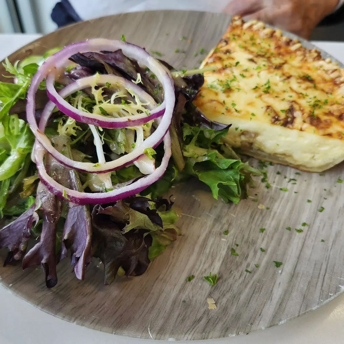 Quiche and Side Salad