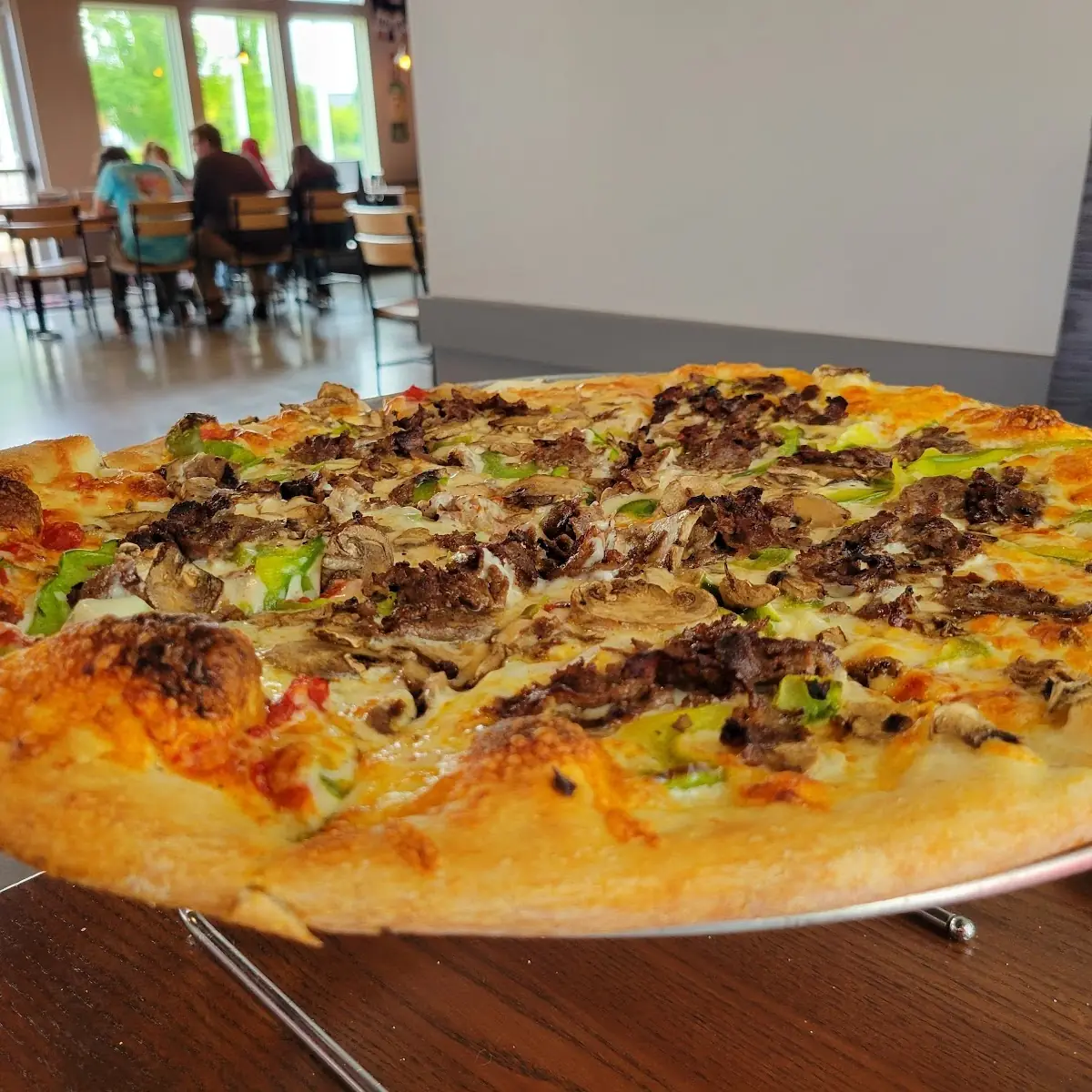 Steak and Cheese Pizza