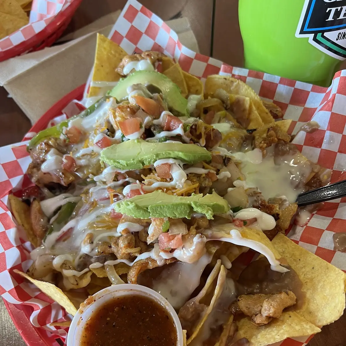 Grilled Chicken Nachos