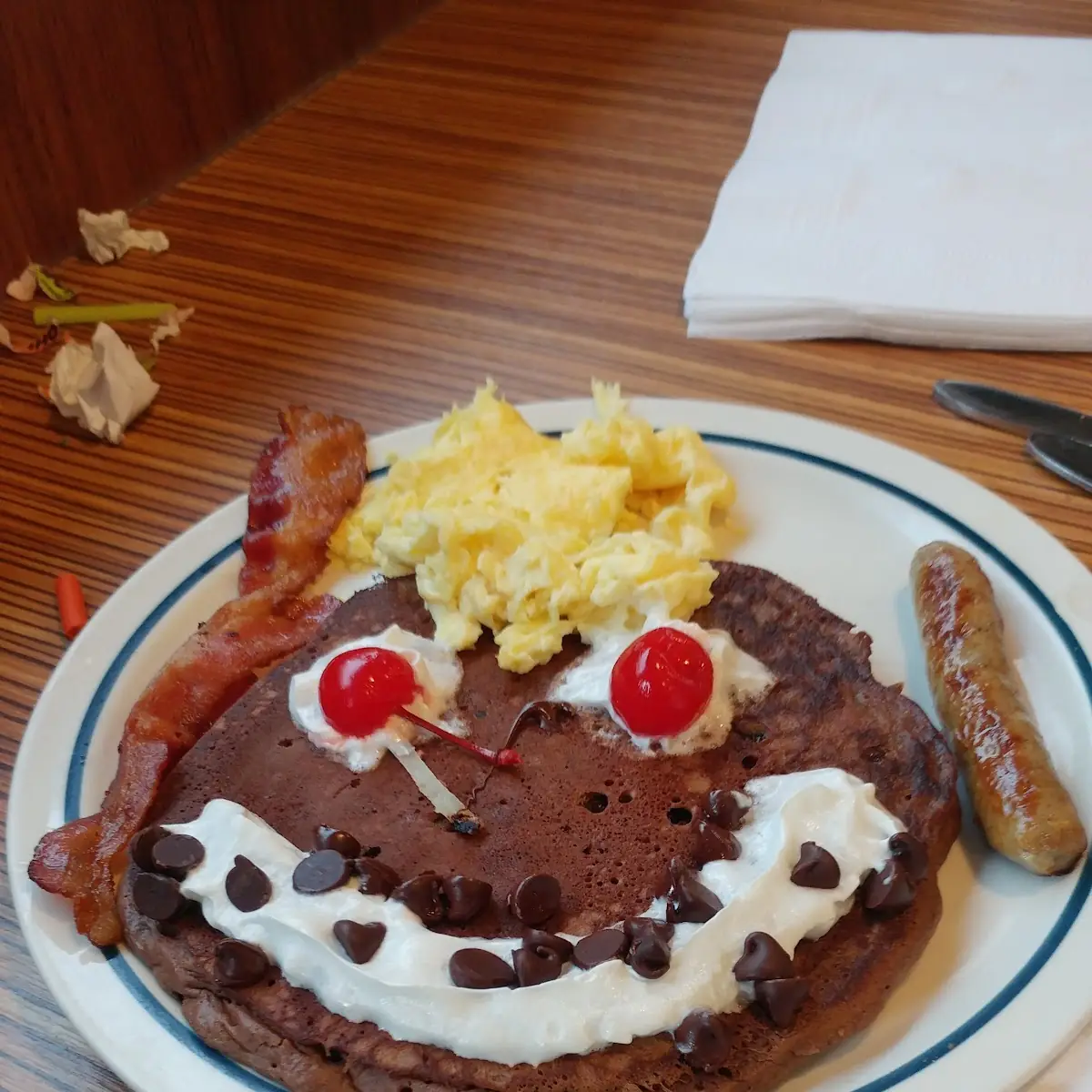 Funny Face Pancake Combo